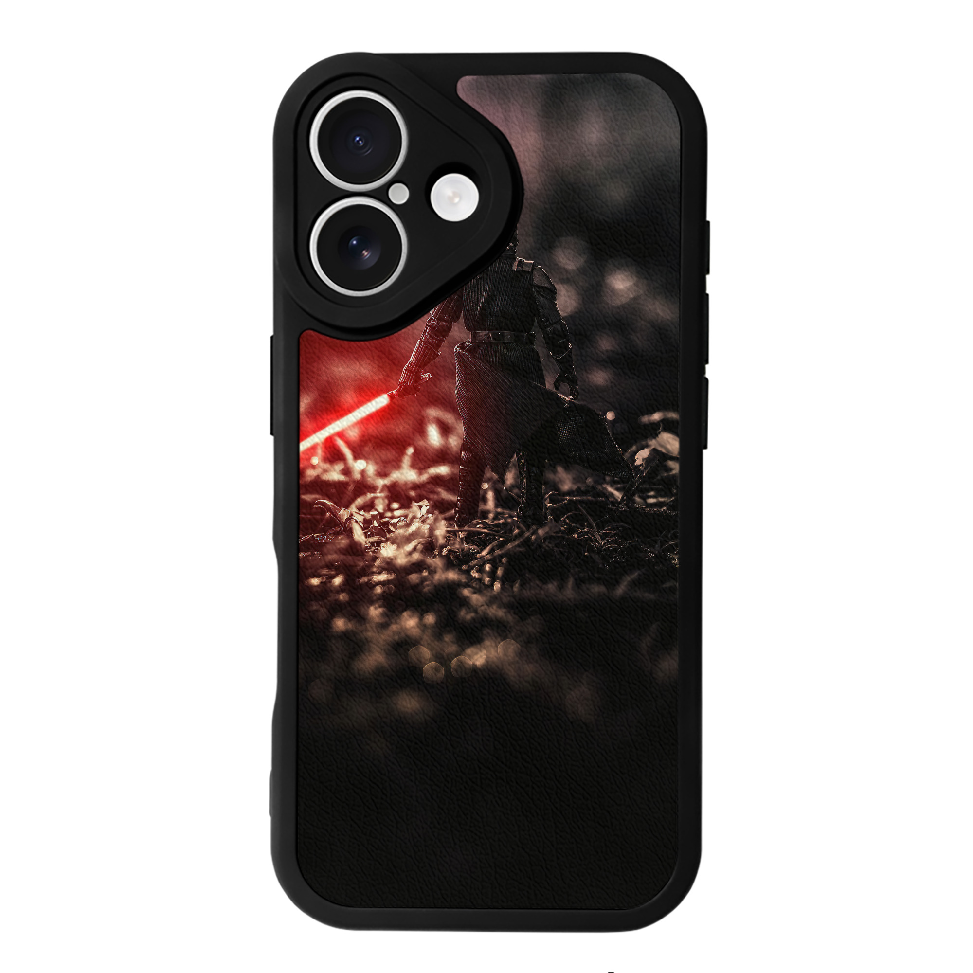 （画像用） スター・ウォーズ Star Wars 【iPhone 16シリーズ対応】シリコンスマホケース（レザー調） 材質：シリコン